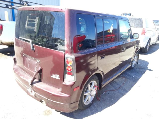 JTLKT324350214087 - 2005 TOYOTA SCION XB 勃艮第红 照片 4