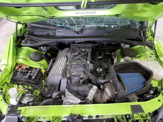 2C3CDZFJ3KH652152 - 2019 DODGE CHALLENGER R/T SCAT PACK GREEN photo 11