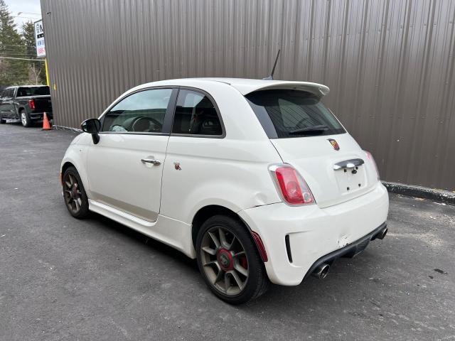 3C3CFFFH1DT573319 - 2013 FIAT 500 ABARTH WHITE photo 3