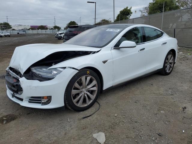 5YJSA1H18EFP32300 - 2014 TESLA MODEL S WHITE photo 1