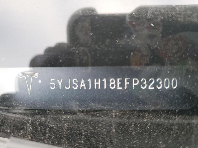 5YJSA1H18EFP32300 - 2014 TESLA MODEL S WHITE photo 12