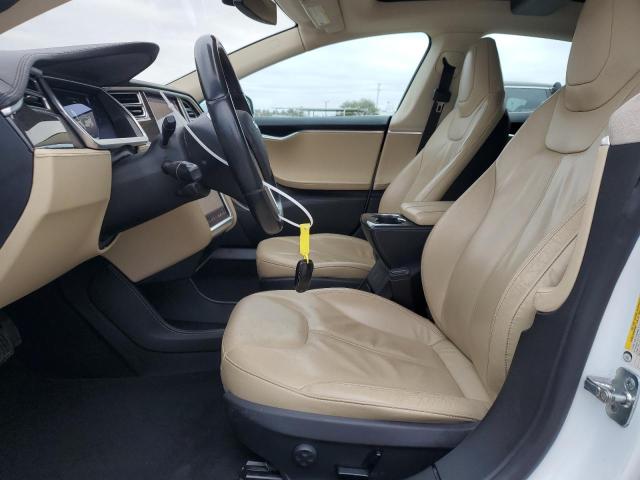 5YJSA1H18EFP32300 - 2014 TESLA MODEL S WHITE photo 7