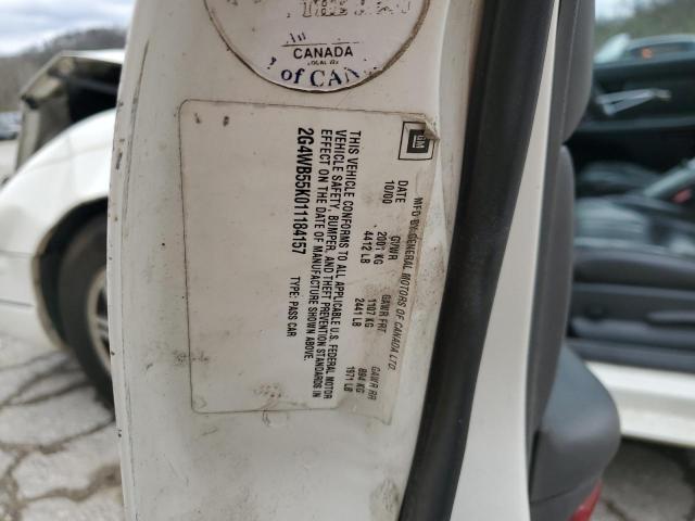 2G4WB55K011184157 - 2001 BUICK REGAL LS 白色 照片 12