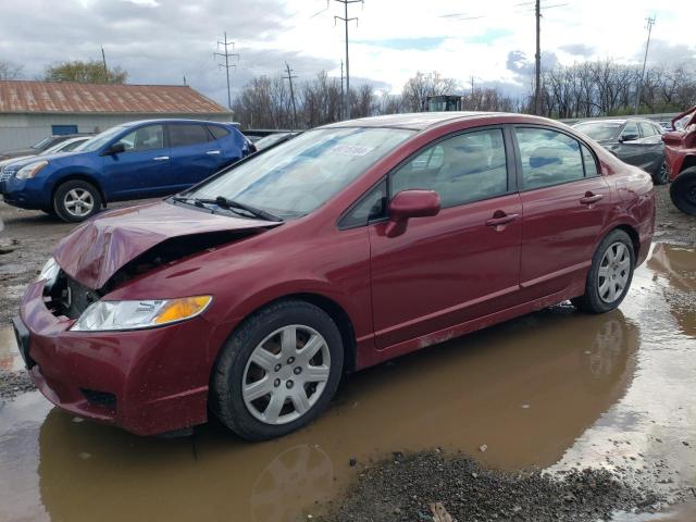 2HGFA1F52BH548341 - 2011 HONDA CIVIC LX MAROON photo 1