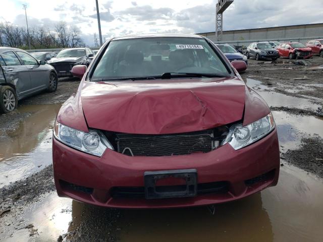 2HGFA1F52BH548341 - 2011 HONDA CIVIC LX MAROON photo 5