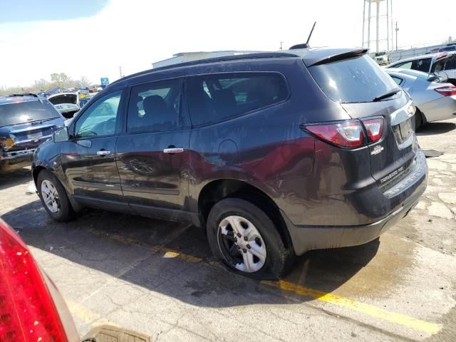 1GNKVFED2HJ243850 - 2017 CHEVROLET TRAVERSE LS CHARCOAL photo 2