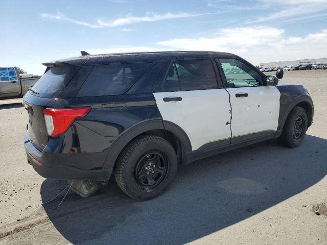 1FM5K8AW7NNA10855 - 2022 FORD EXPLORER POLICE INTERCEPTOR 双色 照片 3