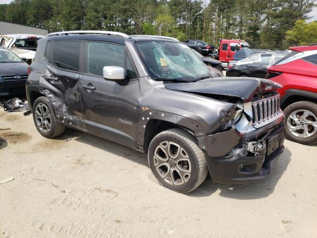 ZACCJBDB2HPG56384 - 2017 JEEP RENEGADE LIMITED GRAY photo 4