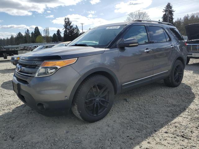 1FM5K8F80DGA38171 - 2013 FORD EXPLORER LIMITED GRAY photo 1