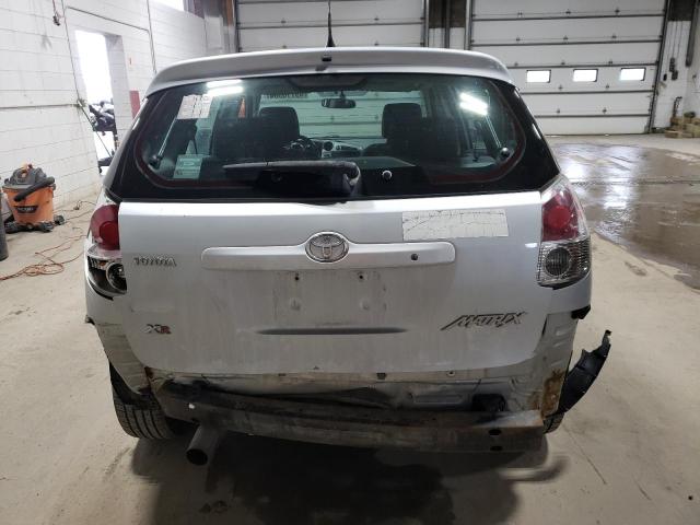 2T1KR32E55C443833 - 2005 TOYOTA COROLLA MA XR SILVER photo 6