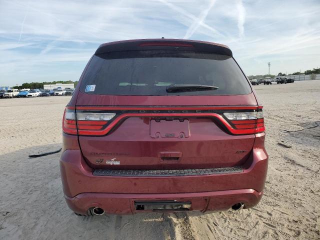 1C4RDJDG6PC639100 - 2023 DODGE DURANGO GT BURGUNDY photo 6