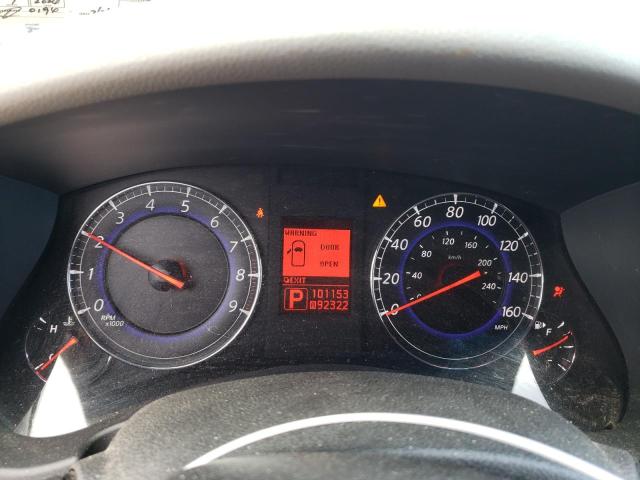 JNKAJ09F38M351710 - 2008 INFINITI EX35 BASE Գրաֆիտ լուսանկար 9