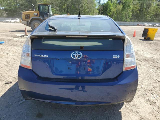 JTDKN3DU8A0114242 - 2010 TOYOTA PRIUS BLUE photo 6