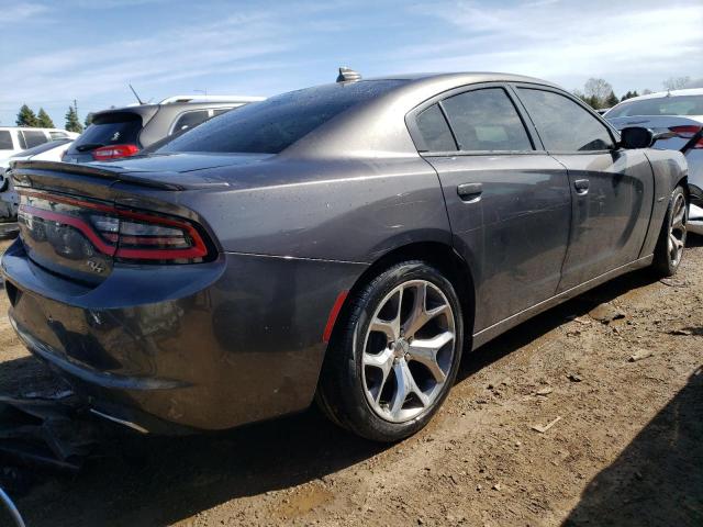 2C3CDXCT9FH813670 - 2015 DODGE CHARGER R/T GRAY photo 3