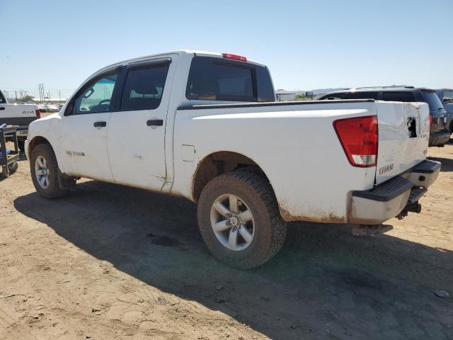 1N6AA0EJ0CN324167 - 2012 NISSAN TITAN S WHITE photo 2