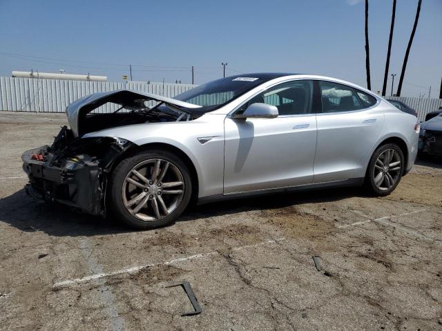 5YJSA1H24FFP76059 - 2015 TESLA MODEL S 85D SILVER photo 1