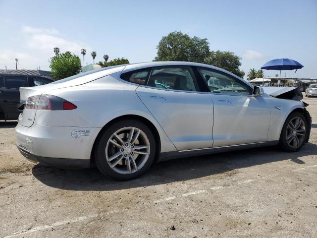 5YJSA1H24FFP76059 - 2015 TESLA MODEL S 85D SILVER photo 3