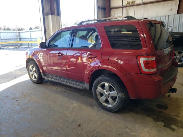 1FMCU9EG5BKB39314 - 2011 FORD ESCAPE LIMITED 红色 照片 2