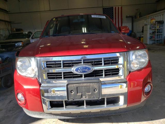 1FMCU9EG5BKB39314 - 2011 FORD ESCAPE LIMITED 红色 照片 5
