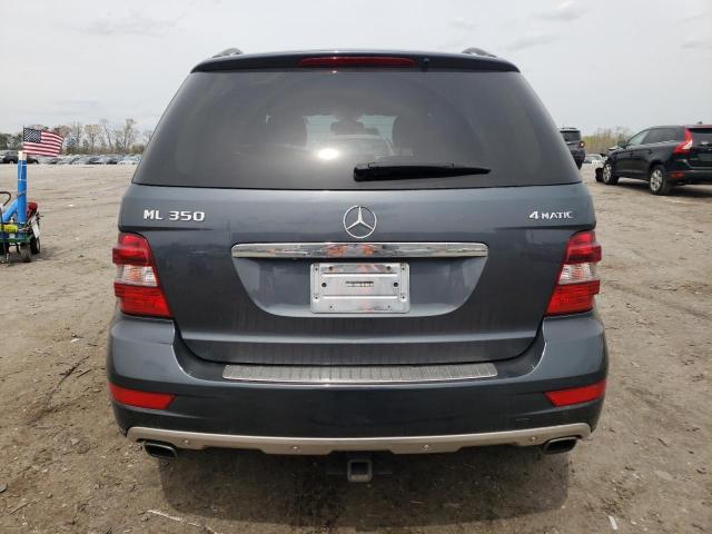 4JGBB8GB1BA736513 - 2011 MERCEDES-BENZ ML 350 4MATIC BLACK photo 6