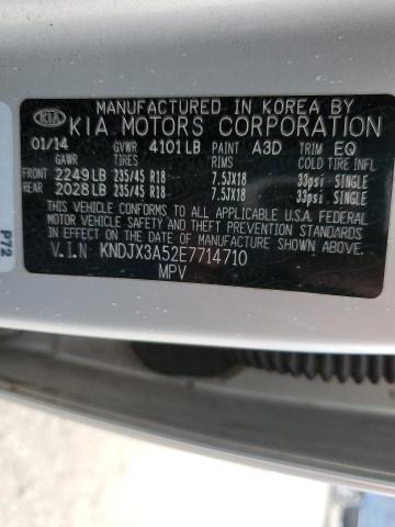 KNDJX3A52E7714710 - 2014 KIA SOUL ! SILVER photo 12