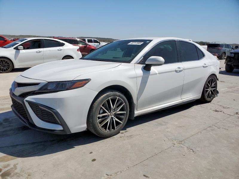 4T1G11AK6PU822219 - 2023 TOYOTA CAMRY SE NIGHT SHADE WHITE photo 1