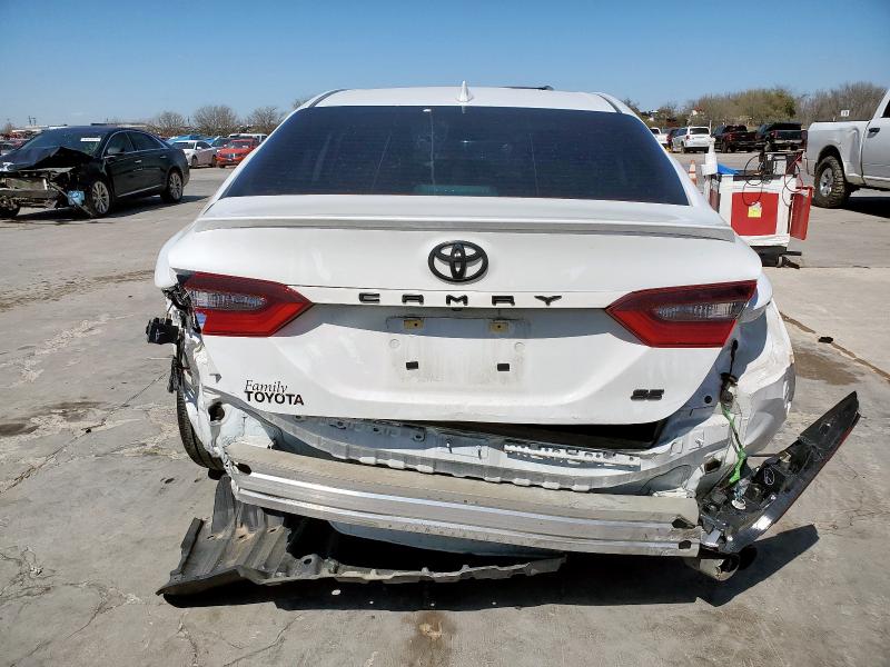 4T1G11AK6PU822219 - 2023 TOYOTA CAMRY SE NIGHT SHADE WHITE photo 6