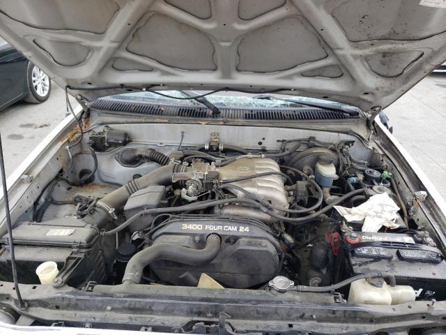 5TEGN92N11Z777639 - 2001 TOYOTA TACOMA DOUBLE CAB PRERUNNER SILVER photo 11