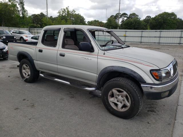 5TEGN92N11Z777639 - 2001 TOYOTA TACOMA DOUBLE CAB PRERUNNER SILVER photo 4