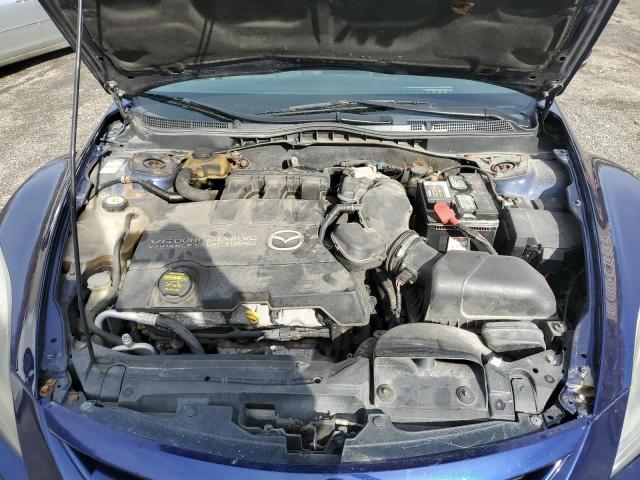 1YVHZ8CB1B5M27241 - 2011 MAZDA 6 S BLUE photo 11