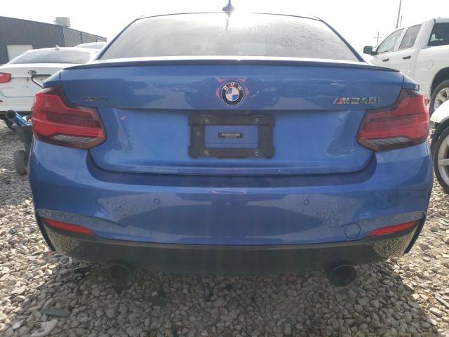 WBA2J7C52KVD61368 - 2019 BMW M240XI BLUE photo 6