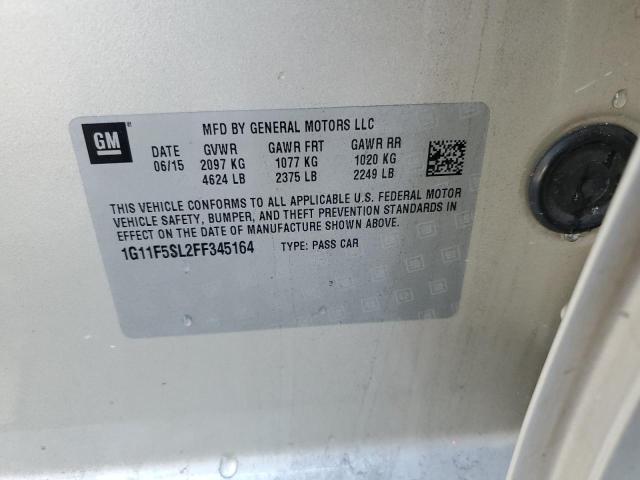 1G11F5SL2FF345164 - 2015 CHEVROLET MALIBU LTZ 棕色 照片 13