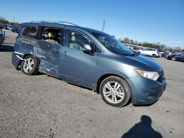 JN8AE2KP4B9012554 - 2011 NISSAN QUEST S BLUE photo 4