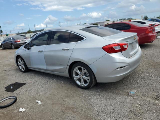 1G1BF5SM4H7263415 - 2017 CHEVROLET CRUZE PREMIER SILVER photo 2