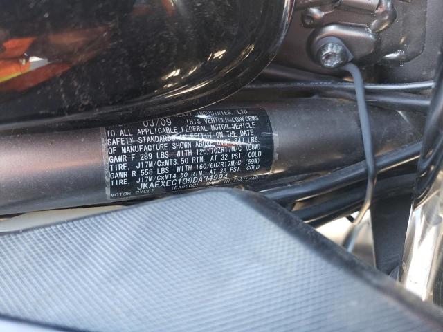 JKAEXEC109DA34994 - 2009 KAWASAKI EX650 C 黑色 照片 10