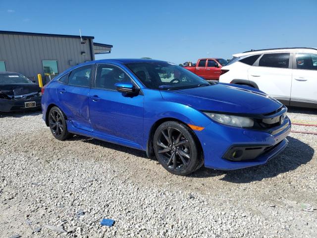 19XFC2F85KE008101 - 2019 HONDA CIVIC SPORT BLUE photo 4