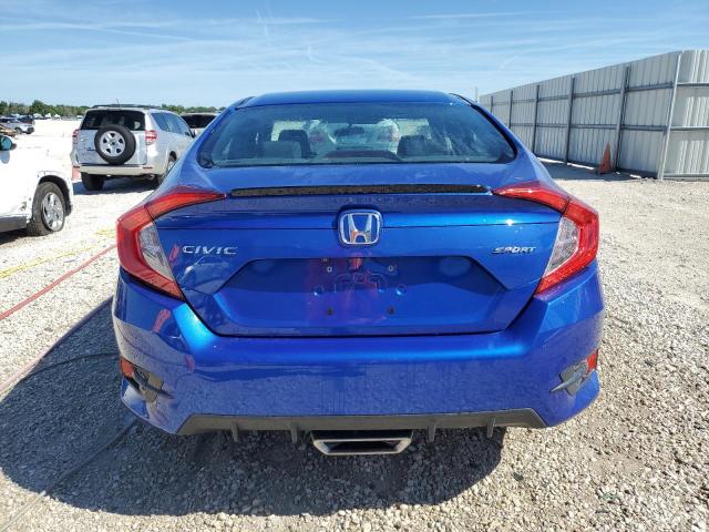 19XFC2F85KE008101 - 2019 HONDA CIVIC SPORT BLUE photo 6