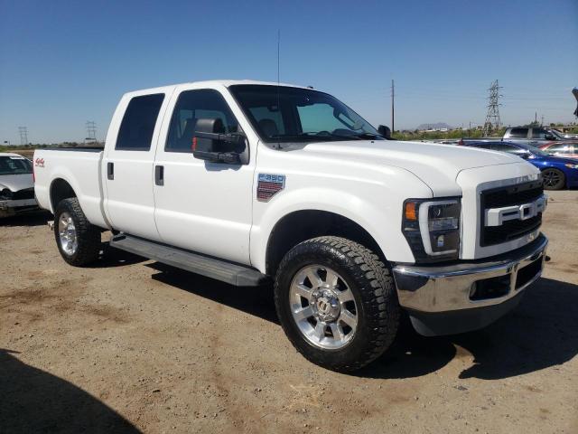 1FTWW31R98EC23725 - 2008 FORD F350 SRW SUPER DUTY WHITE photo 4