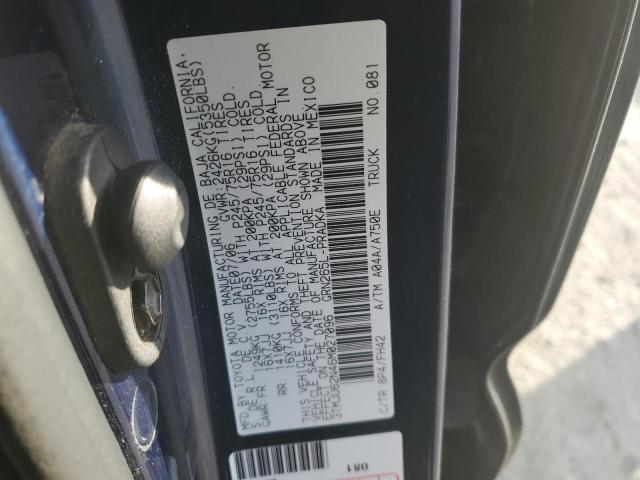 3TMJU62N46M027096 - 2006 TOYOTA TACOMA DOUBLE CAB PRERUNNER BLUE photo 12