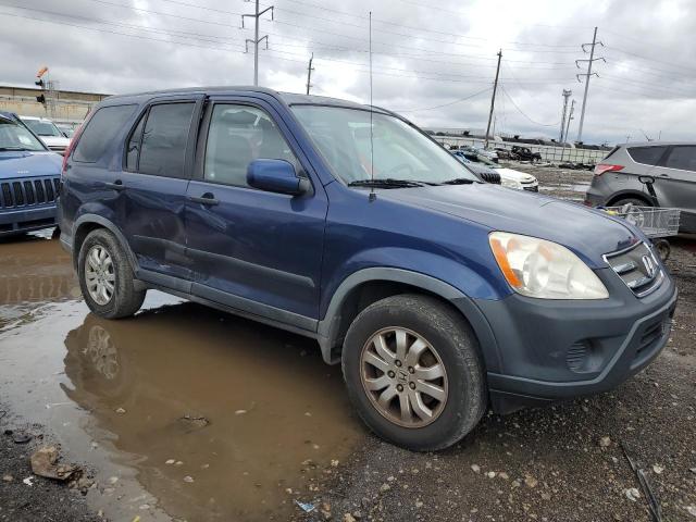 JHLRD788X5C041937 - 2005 HONDA CR-V EX BLUE photo 4