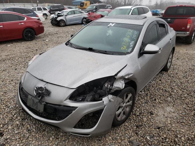 JM1BL1VF5B1488569 - 2011 MAZDA 3 I GRAY photo 2