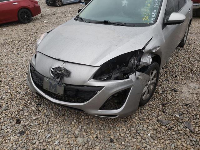 JM1BL1VF5B1488569 - 2011 MAZDA 3 I GRAY photo 9