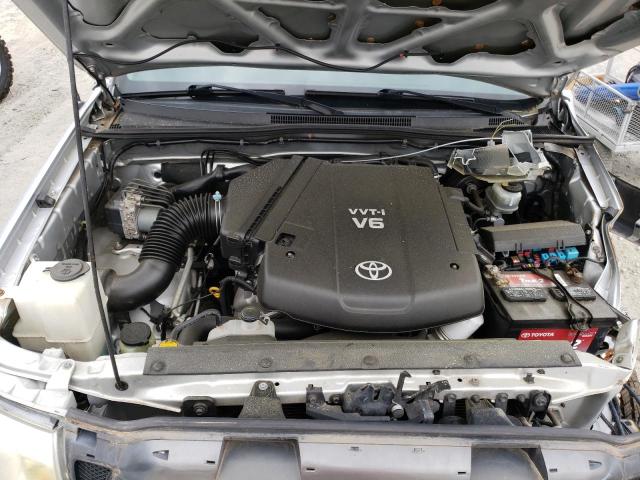 3TMJU4GN7AM098279 - 2010 TOYOTA TACOMA DOUBLE CAB PRERUNNER SILVER photo 12
