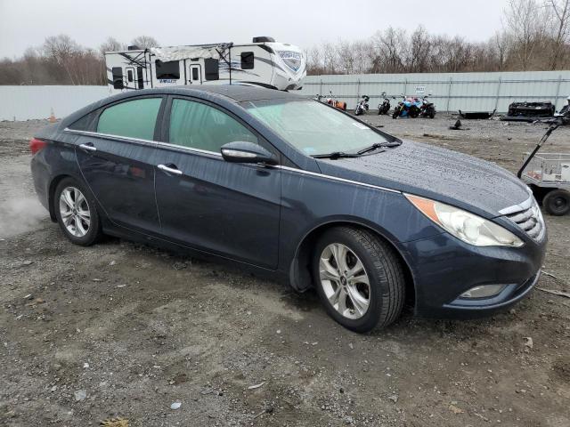 5NPEC4ACXDH680219 - 2013 HYUNDAI SONATA SE Көк фото 4