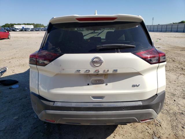 5N1BT3BA7NC711946 - 2022 NISSAN ROGUE SV WHITE photo 6