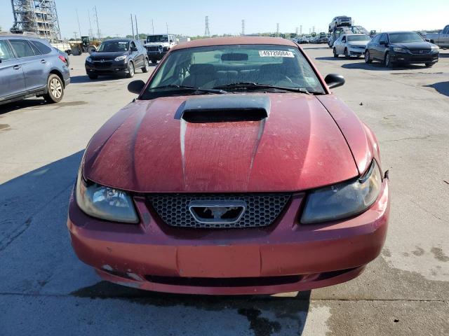 1FAFP40604F234293 - 2004 FORD MUSTANG RED photo 5