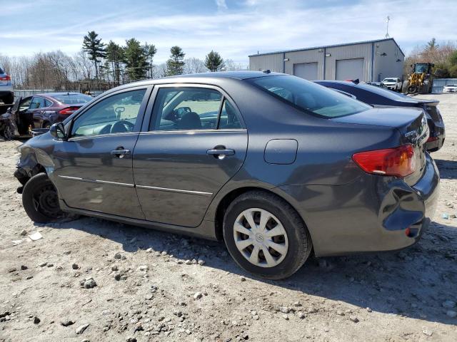 JTDBL40E899036398 - 2009 TOYOTA COROLLA BASE GRAY photo 2