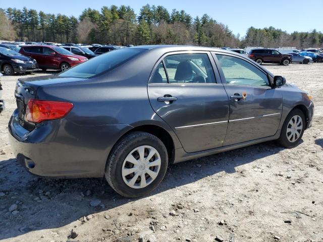 JTDBL40E899036398 - 2009 TOYOTA COROLLA BASE GRAY photo 3