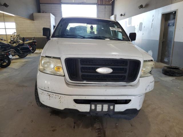 1FTRX12W16NA76624 - 2006 FORD F150 WHITE photo 5