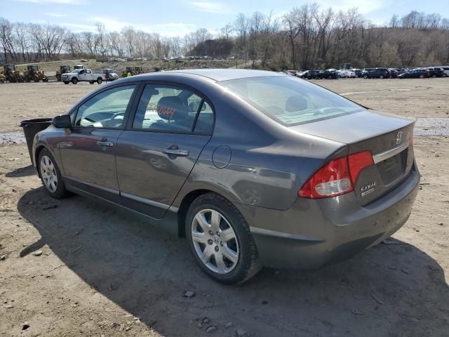 2HGFA1F5XAH575639 - 2010 HONDA CIVIC LX GRAY photo 2